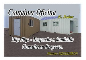 Container Oficina Container Habitable, Oficina y Bodega con Energía Solar.